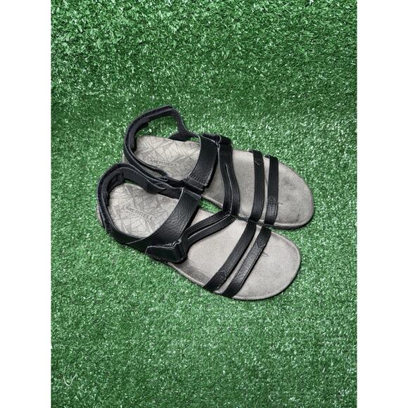 Merrell Sandspur Rose Convert Black Gladiator Leather Strap Sandal Womens Size 8 - Picture 2 of 8